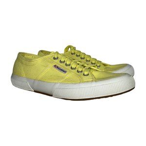 Superga Yellow Canvas Thick Sole Yellow Unisex Sneakers Men's 7.5 Women's 9